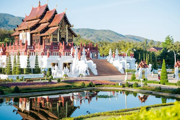 Chiangmai, Tayland - 14 Ocak: Royal Park Rajapruek üzerinde 14 Ocak 2017 Chiangmai, Tayland