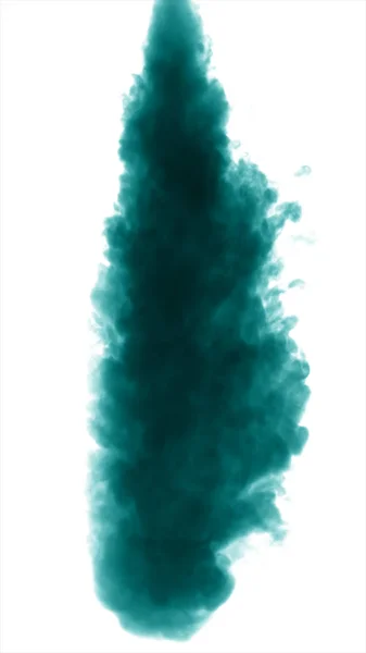 Soyut yeşil beyaz arka plan üzerinde duman — Stok fotoğraf