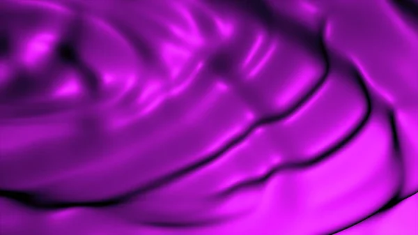 Closeup de uma abstração ondulada de tecido de seda roxa — Fotografia de Stock