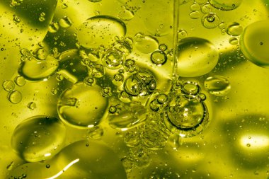 Sabun damla, lekeleri, petrol, kabarcıklar, soyut