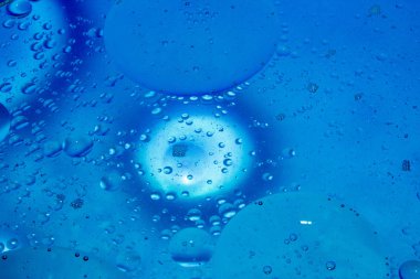 Sabun damla, lekeleri, petrol, kabarcıklar, soyut