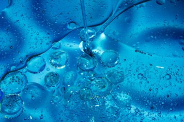 Sabun damla, lekeleri, petrol, kabarcıklar, soyut