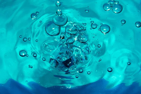 Gotas de sabão, manchas, óleo, bolhas, resumo — Fotografia de Stock