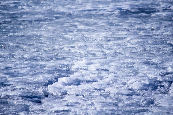 Textura de fundo da pista de gelo azul — Fotografia de Stock