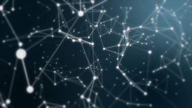 Pleksus hayali soyut teknoloji ve mühendislik arka plan özgün organik hareket ile