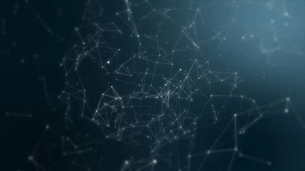 Pleksus hayali soyut teknoloji ve mühendislik arka plan özgün organik hareket ile