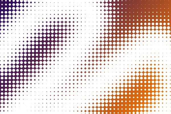 Abstract kleurrijk halftone puntjes illustratie met kopie ruimte — Stockfoto