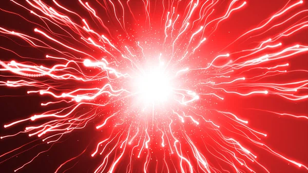 현미경 입자의 큰 폭발 — 스톡 사진