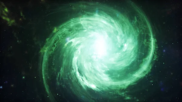 Galaxie im Weltraum, Schönheit des Universums, Sternenwolke, verschwommener Hintergrund, 3D-Illustration — Stockfoto