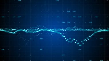 Fütüristik ikili kod duvarlar arka plan.