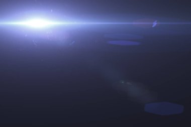 Objektif lens üzerinde parlayan Vurgu efekti