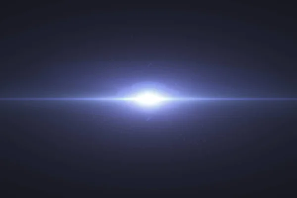 Zářící světla efekt na čočce objektivu — Stock fotografie