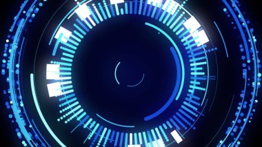Sci-Fi fütüristik artı. Hud kullanıcı arabirimi. T