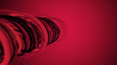 Sarmal çizgiler soyut desen. Glamour arka plan 3d çizim