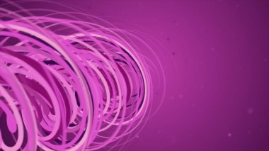 Sarmal çizgiler soyut desen. Glamour arka plan 3d çizim