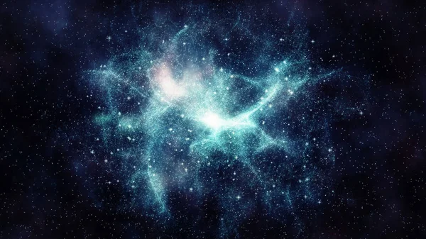 Miliardi di stelle nello spazio cosmico del sistema solare — Foto Stock