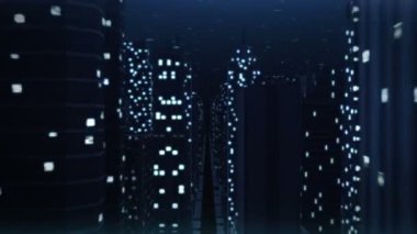 Bilgisayar üzerinde bir uçuş mali şehir oluşturulan