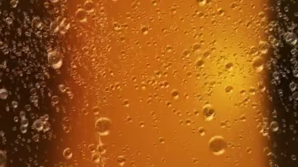 Burbujas de cerveza animación 3d — Vídeo de stock