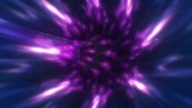 Bir warp tünel kavramsal loopable animasyon