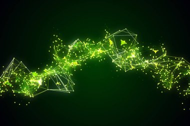 Arka plan dijital bağlantıları 3d çizim teknoloji