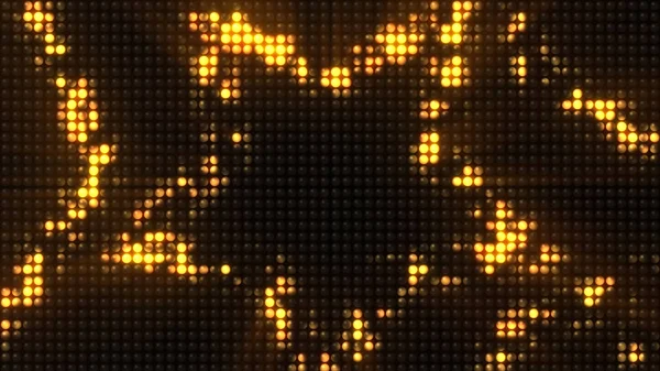 LED flitsers van goud knipperen. Meer kleurvariaties in mijn portefeuille — Stockfoto