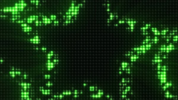 Streszczenie cząstek kropki koraliki siatki info tło, moniter ekran led neon skanowania dużych ilości danych, wykrywa elektroniki technologia tło wysokiej technologii informacji. — Zdjęcie stockowe