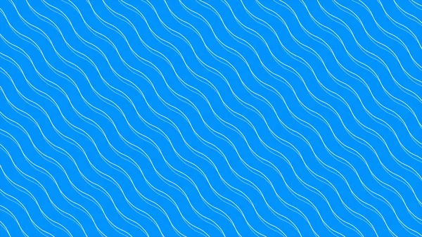 Abstract blue wave lines background template illustration — Stock Photo, Image