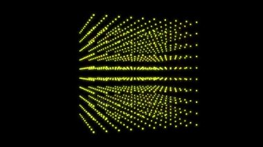 Güzel küp kutusu nokta parçacık tasarım, soyut fraktal gelin geometry.intersecting yaratıcılık, sanal sanatsal evren, dinamik perspektif geometri alan, koşuşturma ince çizgili kumaş yapısı.