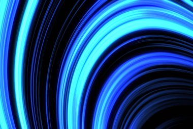 Soyut animasyon parlayan mavi arka plan 3d çizim