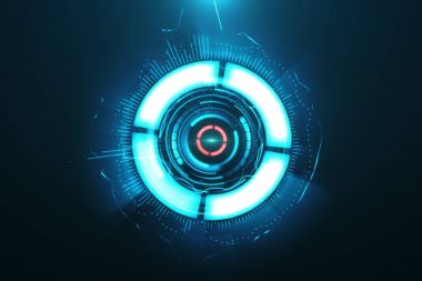 Hızlı fütüristik Hud ekran öğelerini değiştirme