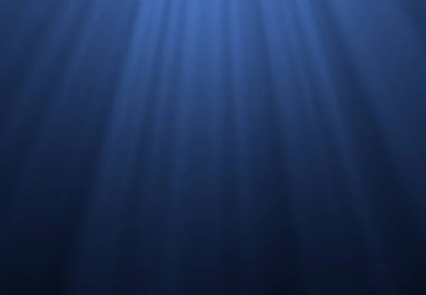 蓝色的水下表面和涟漪，在加勒比海的自然场景 — 图库照片