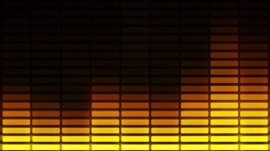 Hareketli Ses Ekolayzır barlar. Müzik denetim düzeyleri. Benim portföy Orange.More renk seçeneği. 3D çizim