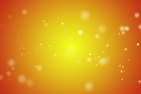 Flickering Particles, random motion of particles in orange color, 3d illustration