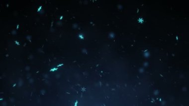 Düşen kar taneleri, sihirli kar arka plan