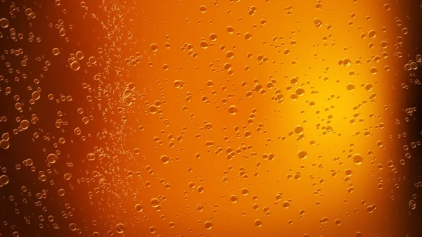 Kabarcık dalgalanmaları bira arka plan hareket yukarı doğru 3d çizim üzerinde