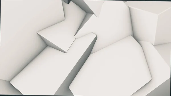 Fond abstrait de cubes rotatifs Illustration 3D — Photo