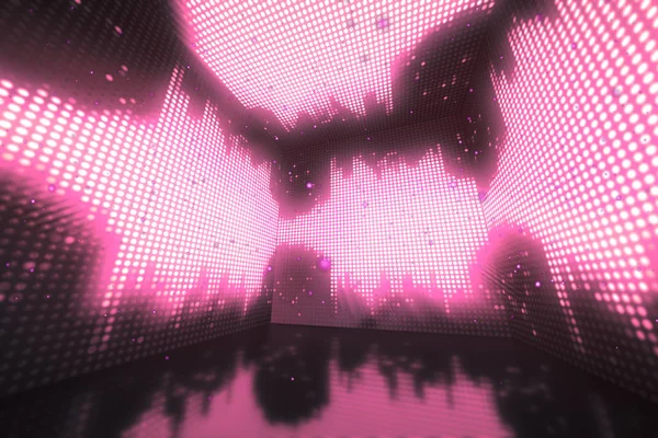 Renkli küp ekolayzer arka plan. 3d tasarlamak