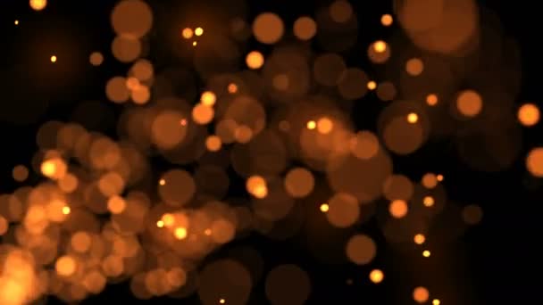 Particules étincelles points scintillement ralenti fond 