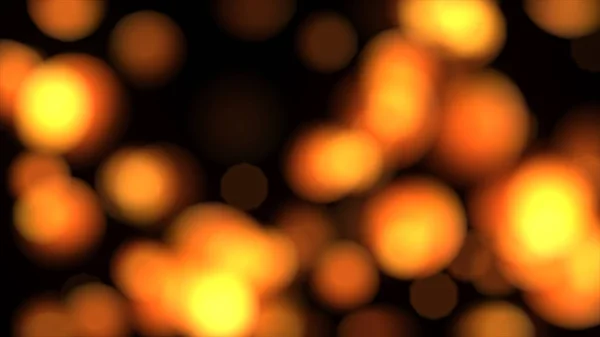 Astratto arancione luci in sfocatura 3d illustrazione — Foto Stock