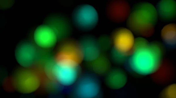 Odak 3d illüstrasyon soyut renkli ışıklar — Stok fotoğraf