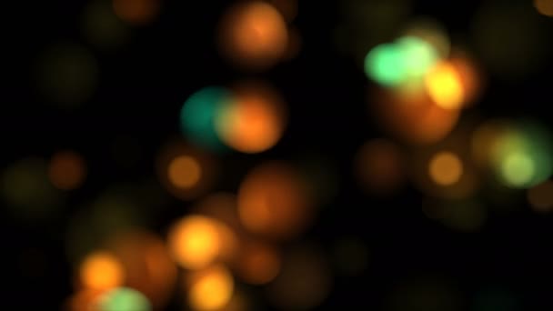 Abstract colorful lights in defocus — Stock Video