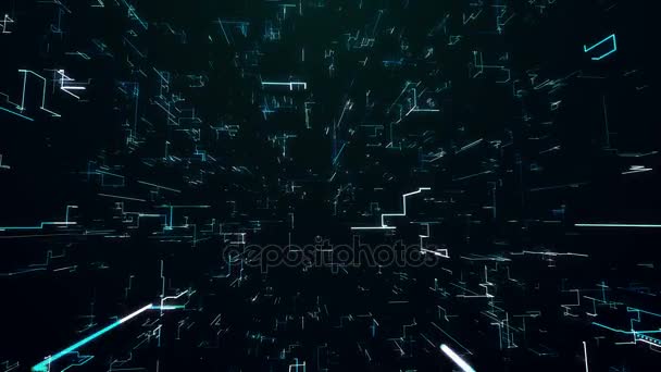 Le vol dans un espace technologique chaotique 