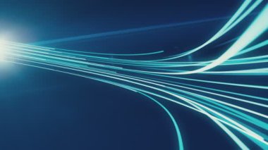 Satırları için fiber optik şebeke hareketli animasyon ile sorunsuz arka plan