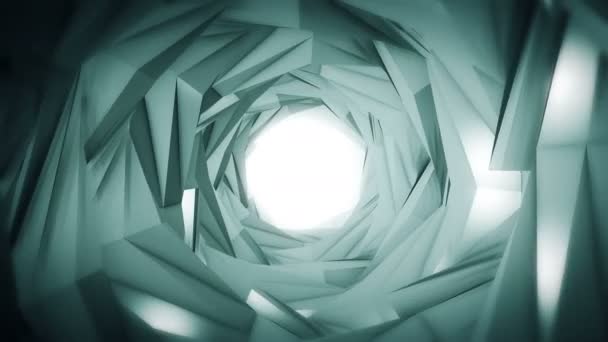 Abstract technology tunnel — Stock Video