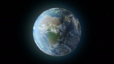 Uzaydan Dünya'nın dönme