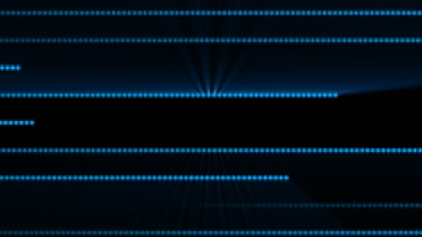 Абстрактно синие формы образуют полоску и размываются по всему экрану — стоковое видео