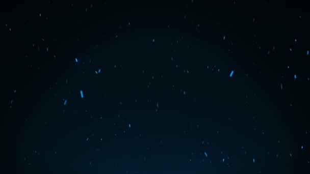 Texture de feu bleu magique sur fond noir, prise de vue d'étincelles de feu volant dans les airs 