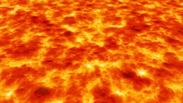 Fondo abstracto de lava que fluye, ilustración 3d generada por computadora — Foto de Stock
