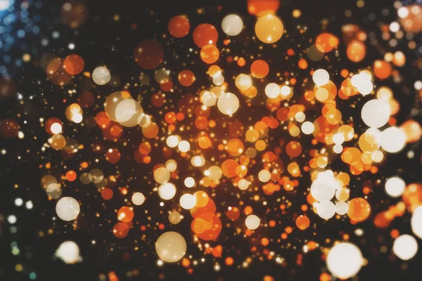 Astratto sfondo festivo con particelle bokeh sfocate — Foto Stock