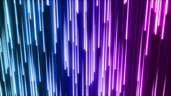 3D ilustracja retro kolorowe tło promieniowania neon — Zdjęcie stockowe